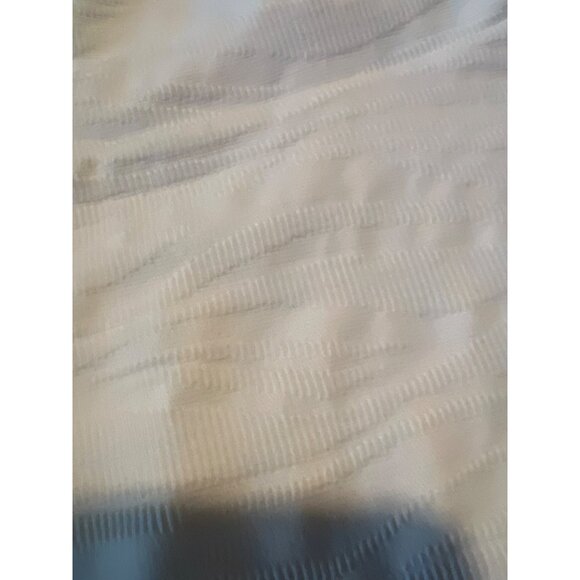 Aerie Womens High Cut Cheeky Ribbed Bikini Bottom White NWOT L - Picture 2 of 5